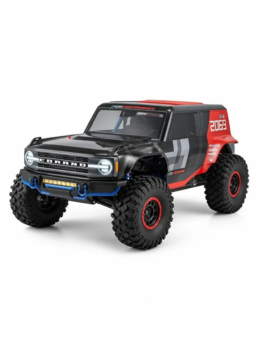 MJX  HYPER GO H8P 1:8 Scale Ford Motor Company Ford Bronco R Licensed 4WD RC Rock Crawler – Brushless Motor, 80A ESC, High-Speed Off-Road Remote Control Vehicle
