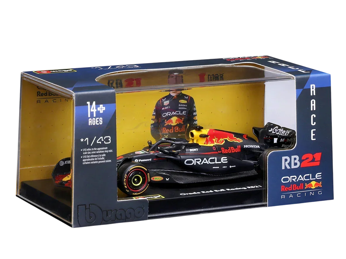 Bburago 1:43 Oracle Red Bull Racing RB21 #1 Bahrain GP 2025 Diecast Formula 1 Car