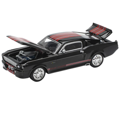 POP RACE Shelby Mustang GT500 Black 1:64 Die-Cast Car Model | PR64-218 Collector Edition