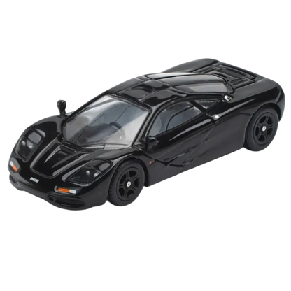 POP RACE McLaren F1 Black 1:64 Die-Cast Car Model | PR64-230 Collector Edition
