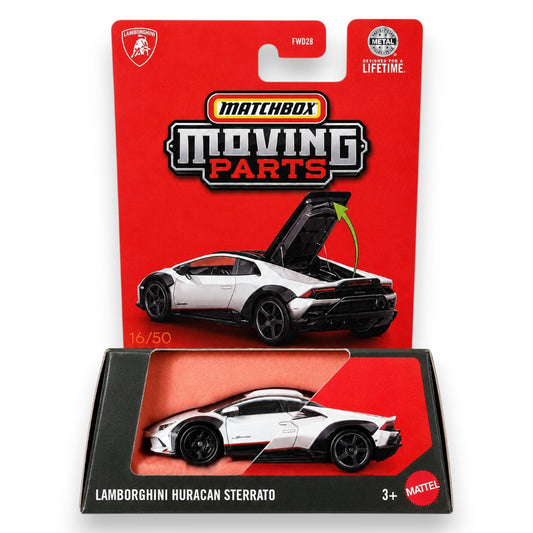 Matchbox Moving Parts Lamborghini Huracán Sterrato Die-Cast Model Car with Opening Rear Engine Cover | Premium Collectible Vehicle | 1:64 Scale