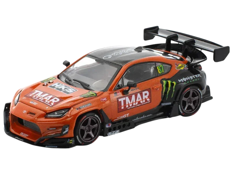 POP RACE Pandem Toyota GR86 Daigo Saito Formula Drift Japan 2022 1:64 Die-Cast Car Model