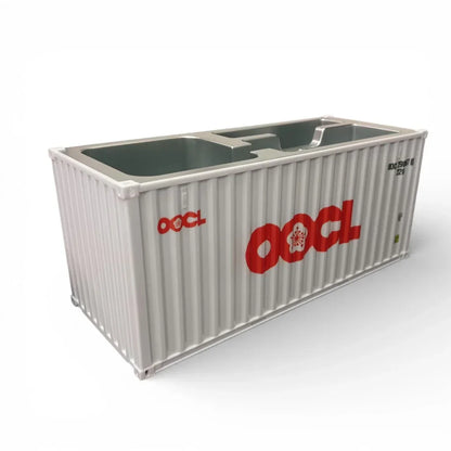 Shipping Container Style Pen Holder – Creative Desk Organizer with Open Top Storage | Industrial Office & Study Table Accessory