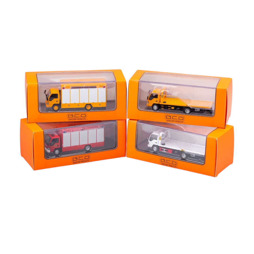 GCD 1:64 Isuzu N Series Truck Yellow (LHD) Die-Cast Model Truck | Premium Collector Edition