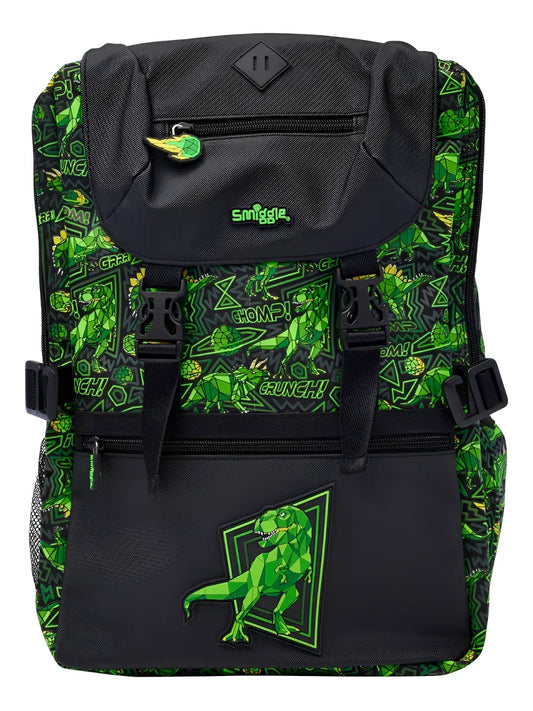 Smiggle School Bag : Dino Colorful & Stylish 18 Inch Backpack for Kids - Jaiman Toys
