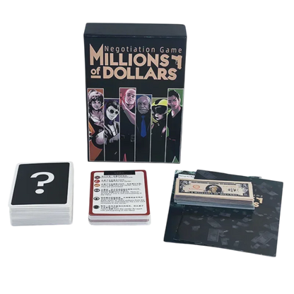 Millions of Dollars Negotiation Game | High-Stakes Strategy & Deal-Making Party Game | 3–6 Players