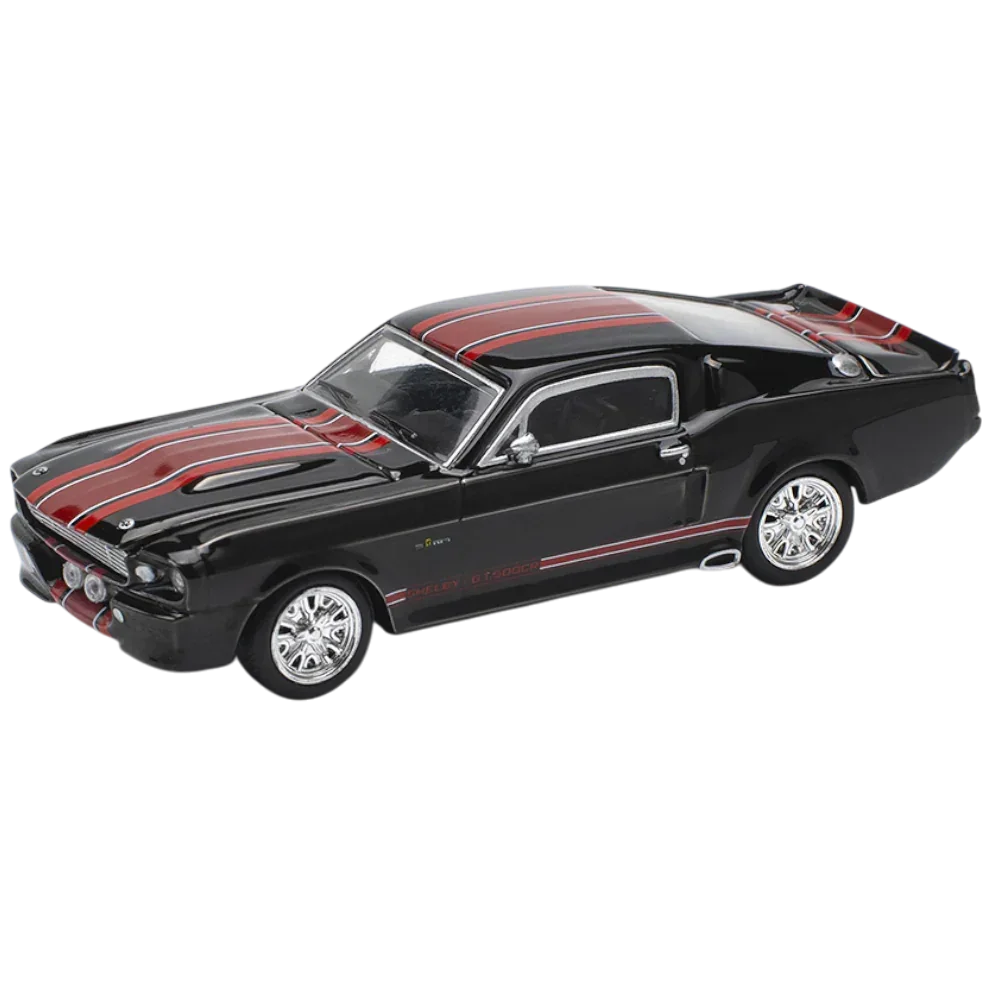 POP RACE Shelby Mustang GT500 Black 1:64 Die-Cast Car Model | PR64-218 Collector Edition