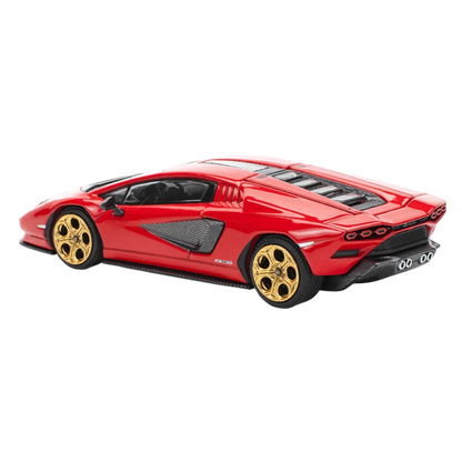 POP RACE Lamborghini Countach LPI 800-4 Rosso 1:64 Die-Cast Car Model | Collector Edition