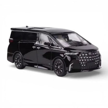 MASSDI 2023 Toyota Alphard Style 1:64 Diecast Luxury Minivan – Premium Metal MPV Model Car with Display Box (Black Edition)