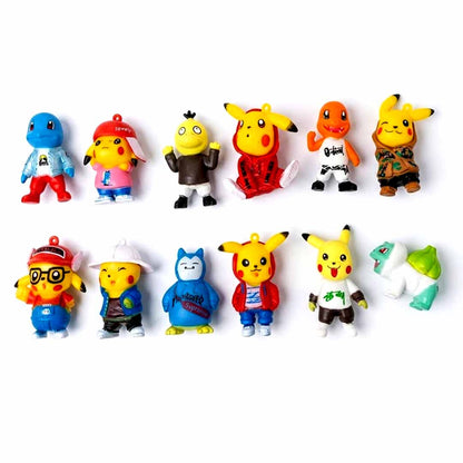 Pokémon 12-Piece Mini Figure Collection Gift Set 5cm | Collectible Character Toy Set