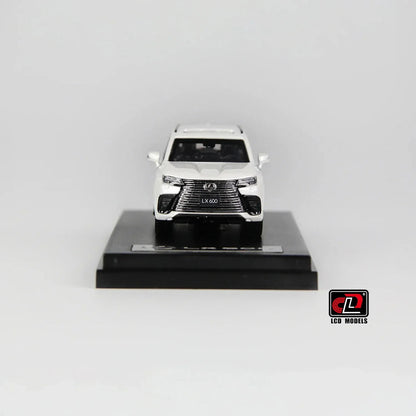 LCD Models 1:64 Lexus LX600 White Die-Cast Model SUV | Premium Collectible Miniature