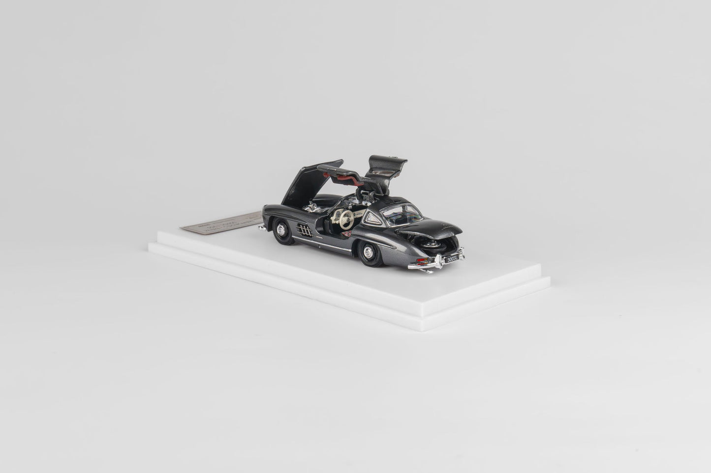 BSC 1:64 Scale Mercedes-Benz 300SL (1955) Metalic Grey Diecast Model Car