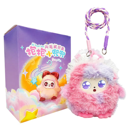 TuPark Damu Zhi AI Plush Toy Hug Me | Interactive Bluetooth Audio AI Plush Companion with Animated LED Display Eyes | Rechargeable Smart Soft Toy for Kids