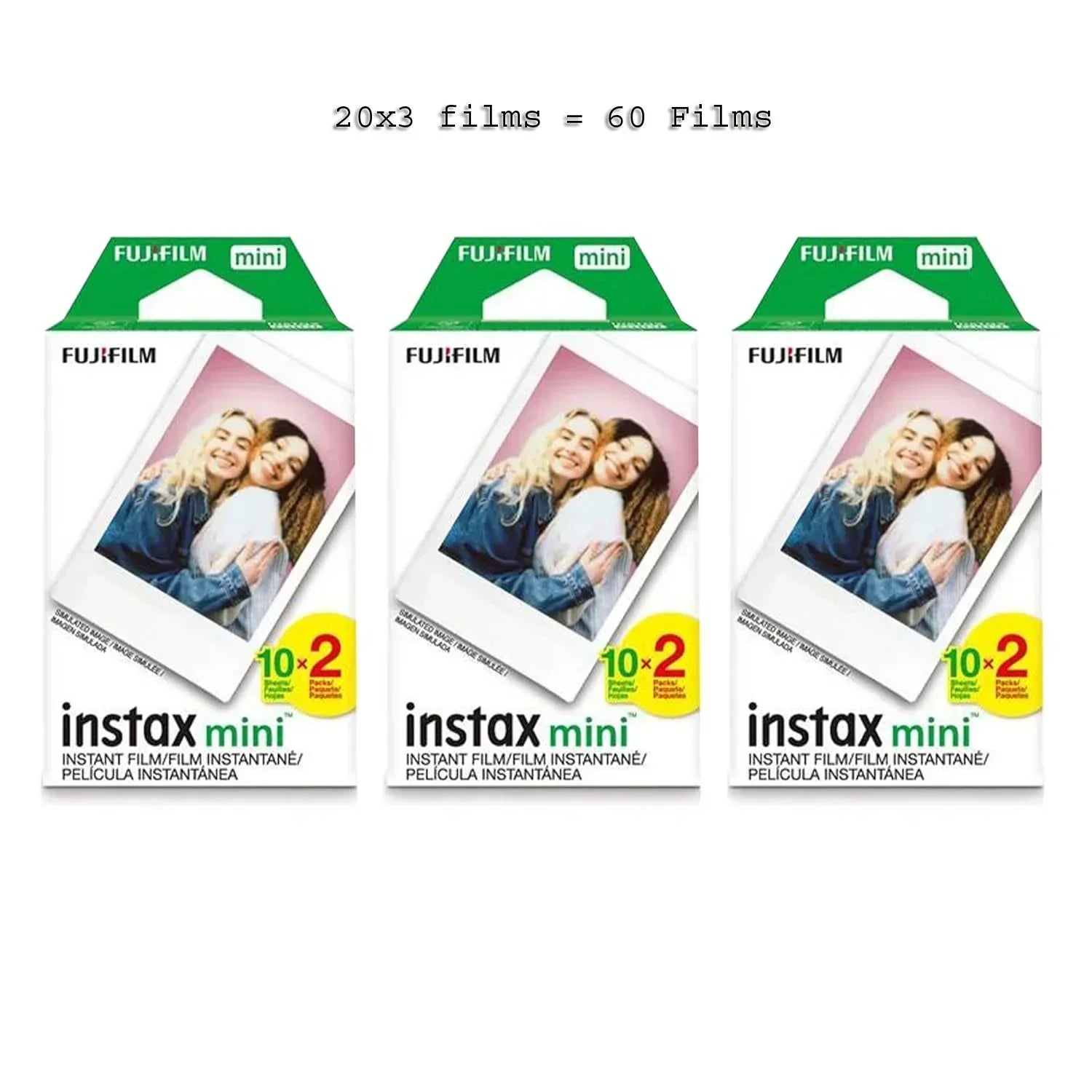 Fujifilm Instax Mini Link 3 Sage Green Printer with 100-Sheet Film Bundle - Green - Jaiman Toys
