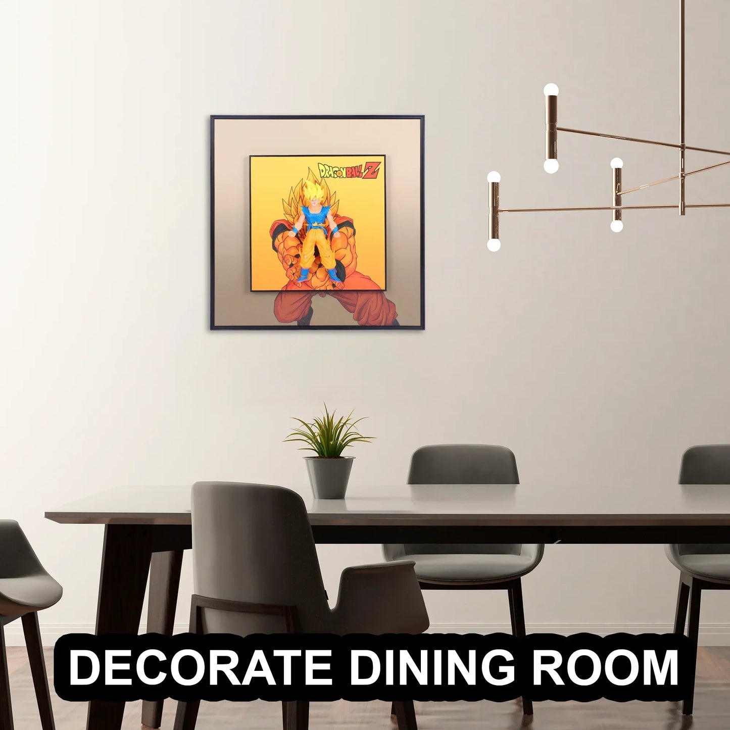 3D Demon Slayer Action Figure Decorative Wall Frames – 40x40 cm | Perfect for Racing Enthusiasts | Eye-Catching Room Decor | Ideal Gift for Bike Lovers & Collectors - Jaiman Toys