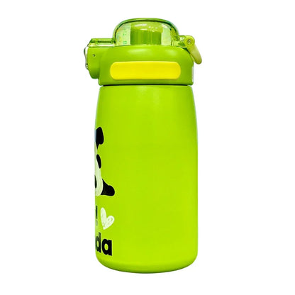 Hey Panda Water Bottle With Straw 650 ML (Green) - Jaiman Toys