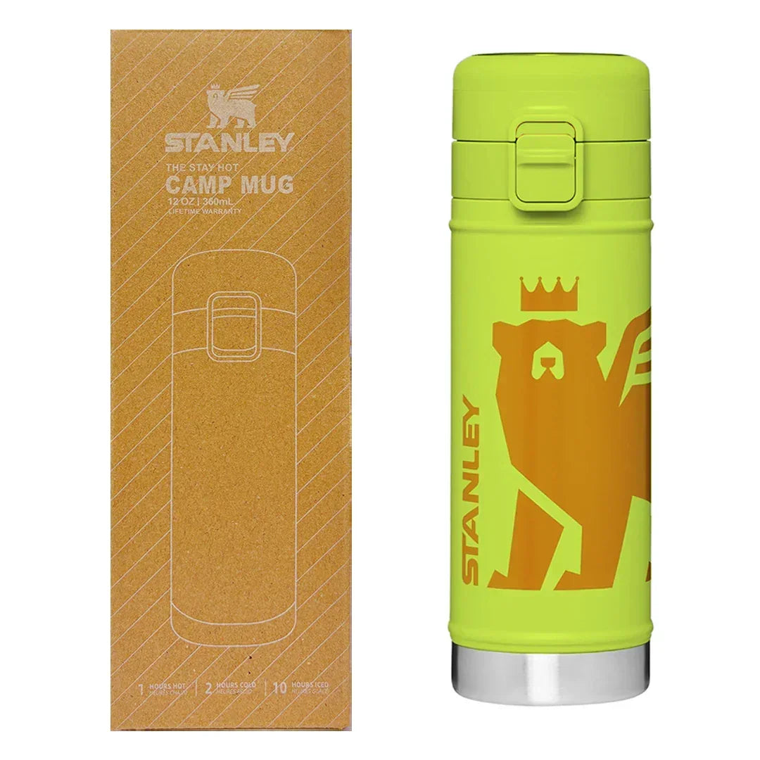 Stanley FlowSteady™ Big Bear Bottle 12 OZ | 360 ML (Light Green) - Jaiman Toys