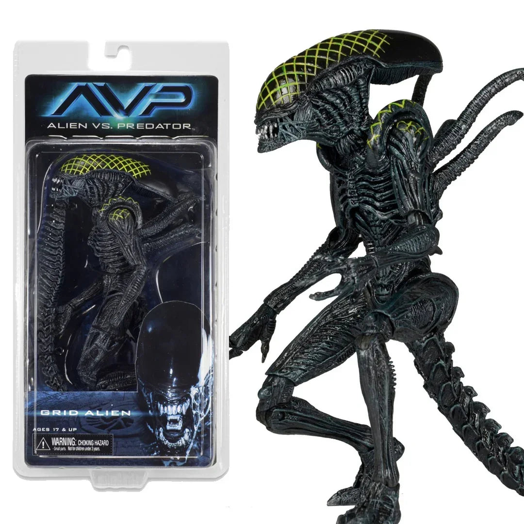 NECA Aliens Series 7 AvP Grid Xenomorph Action Figure (7" Scale) - Jaiman Toys