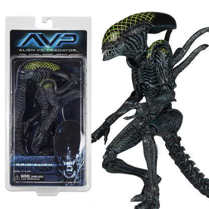 NECA Aliens Series 7 AvP Grid Xenomorph Action Figure (7" Scale) - Jaiman Toys