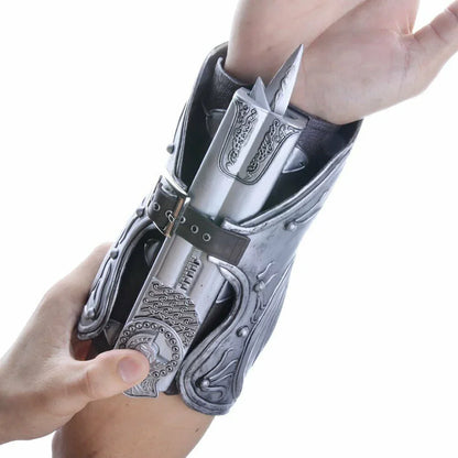 Assassin's Creed : Ultimate BROTHERHOOD- EZIO AUDITORE'S ARMORED VAMBRACE Hidden Blade Gauntlet Set! Role-Play Accessory Age 17+ - Jaiman Toys