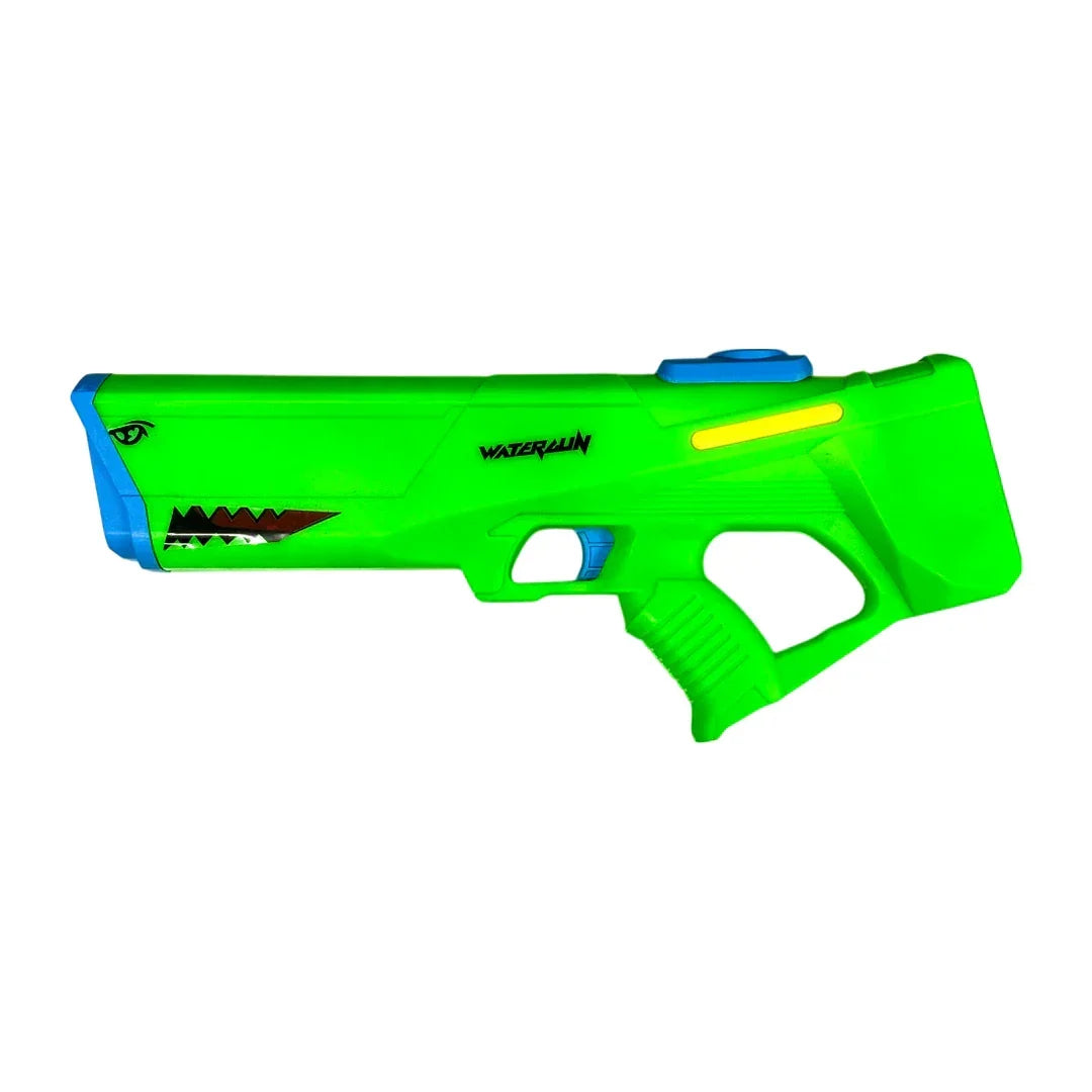 Automatic Electric Water Gun, with Large Capacity, Holi Water Gun with Long Range Pistol for Children (Green) - Jaiman Toys