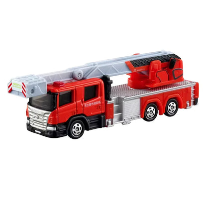 Takara Tomy Tomica 145 No.145 Nagoya City Fire Bureau Ladder Truck M32L-A - Jaiman Toys