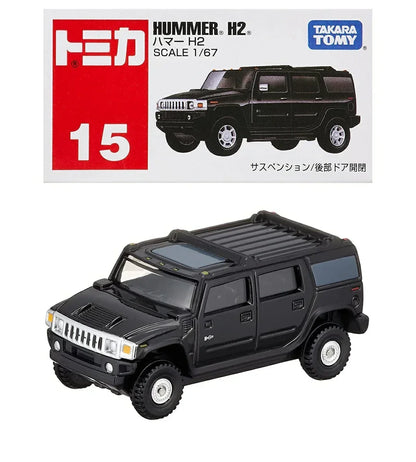 Tomica No.15 Hummer H2- TAKARA TOMY -Diecast Scale Model Car - 1/67 - Jaiman Toys