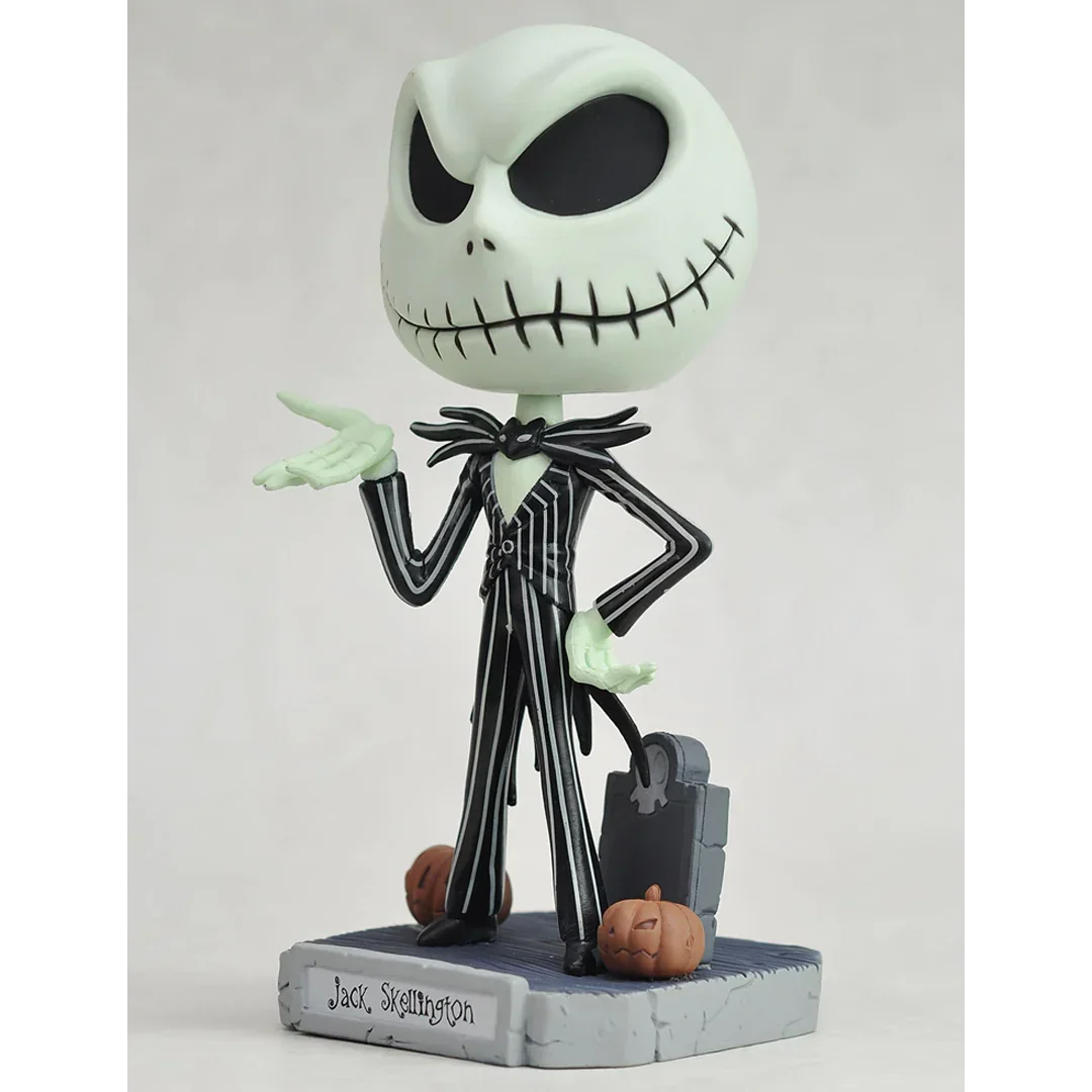 Funko TNBC Jack Skellington Wacky Wobbler Bobble Head 7" Inch Acton Figure - Jaiman Toys