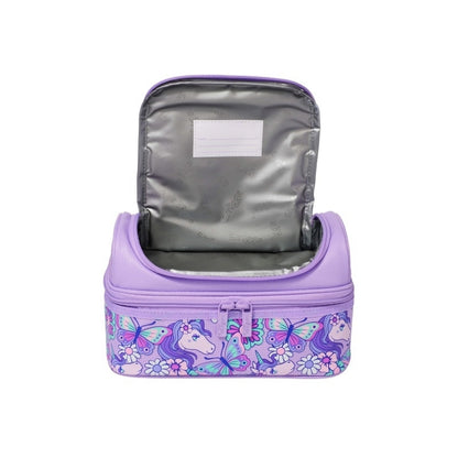 Smiggle Double Decker Lunch Bag for Kids – Insulated 2 Compartment School Lunch Box