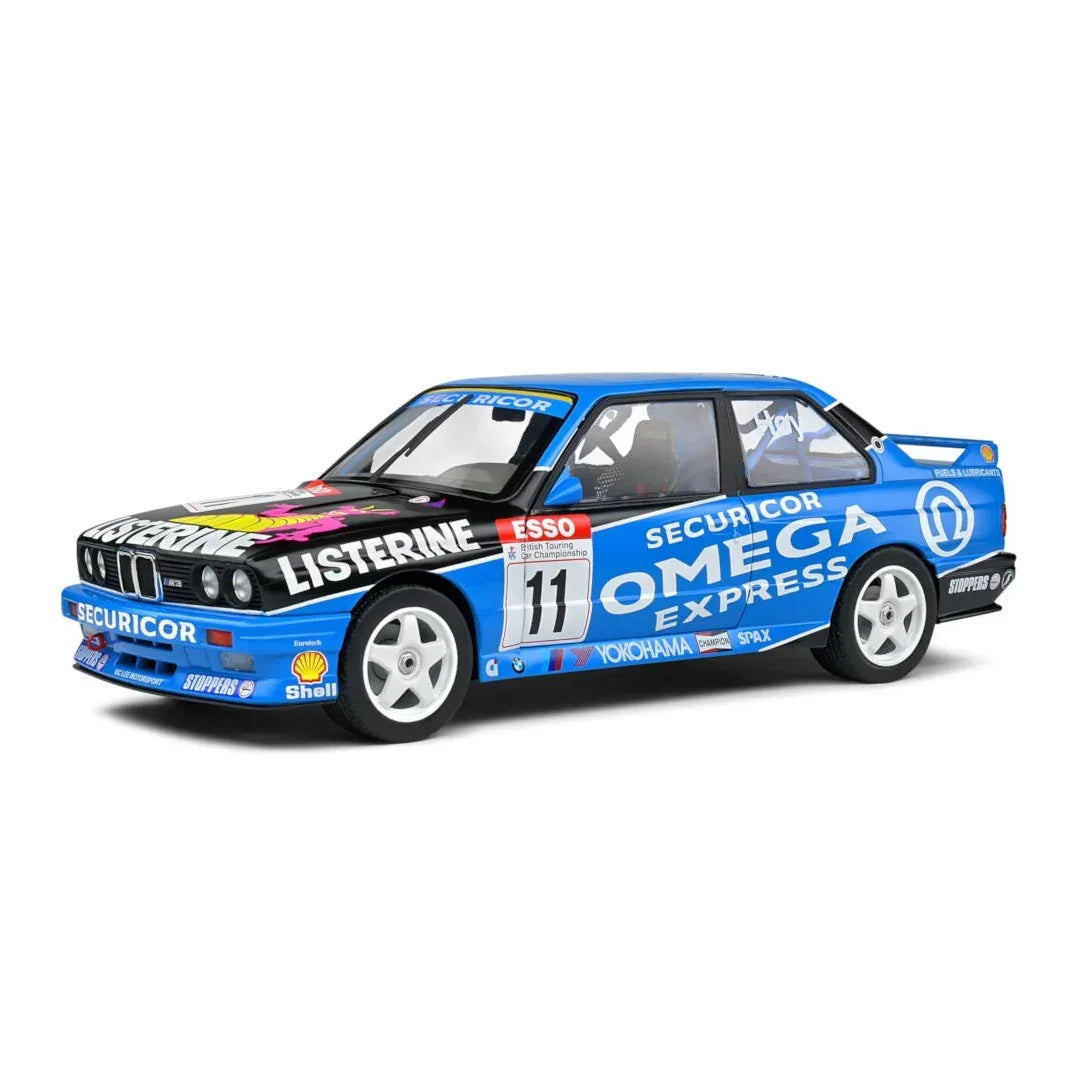 BMW E30 M3 #11 "BTCC" (1991) 1/18 DIECAST MODEL BY SOLIDO - Jaiman Toys