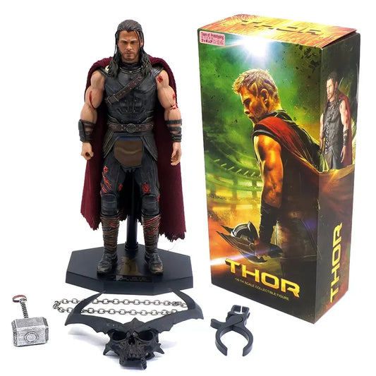 Marvel Thor Ragnarok with Muspel Head 12" Action Figure - Jaiman Toys