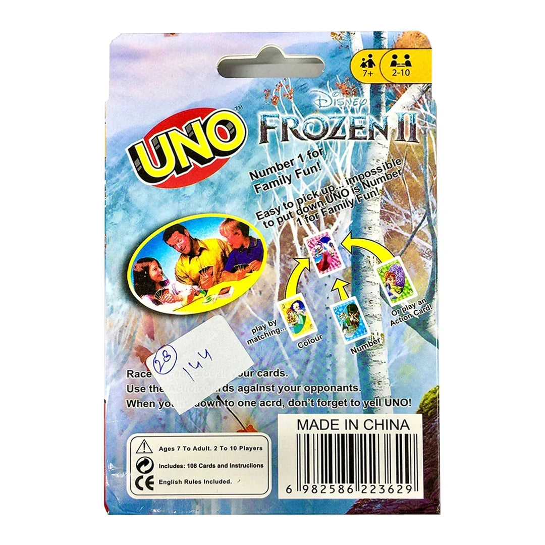 UNO Frozen II Fun Card Game for Kids and Adults - Jaiman Toys