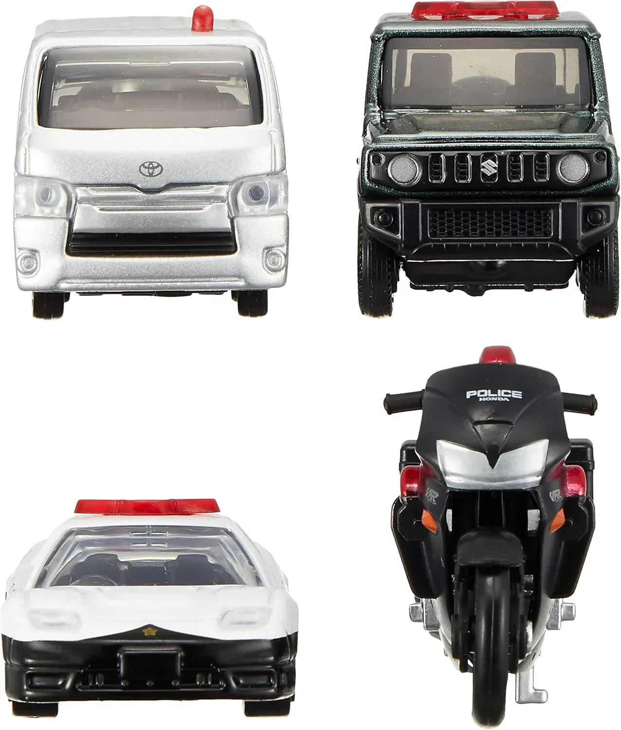 Takara Tomy Tomica Police Vehicle Collection 4 Pieces - Jaiman Toys