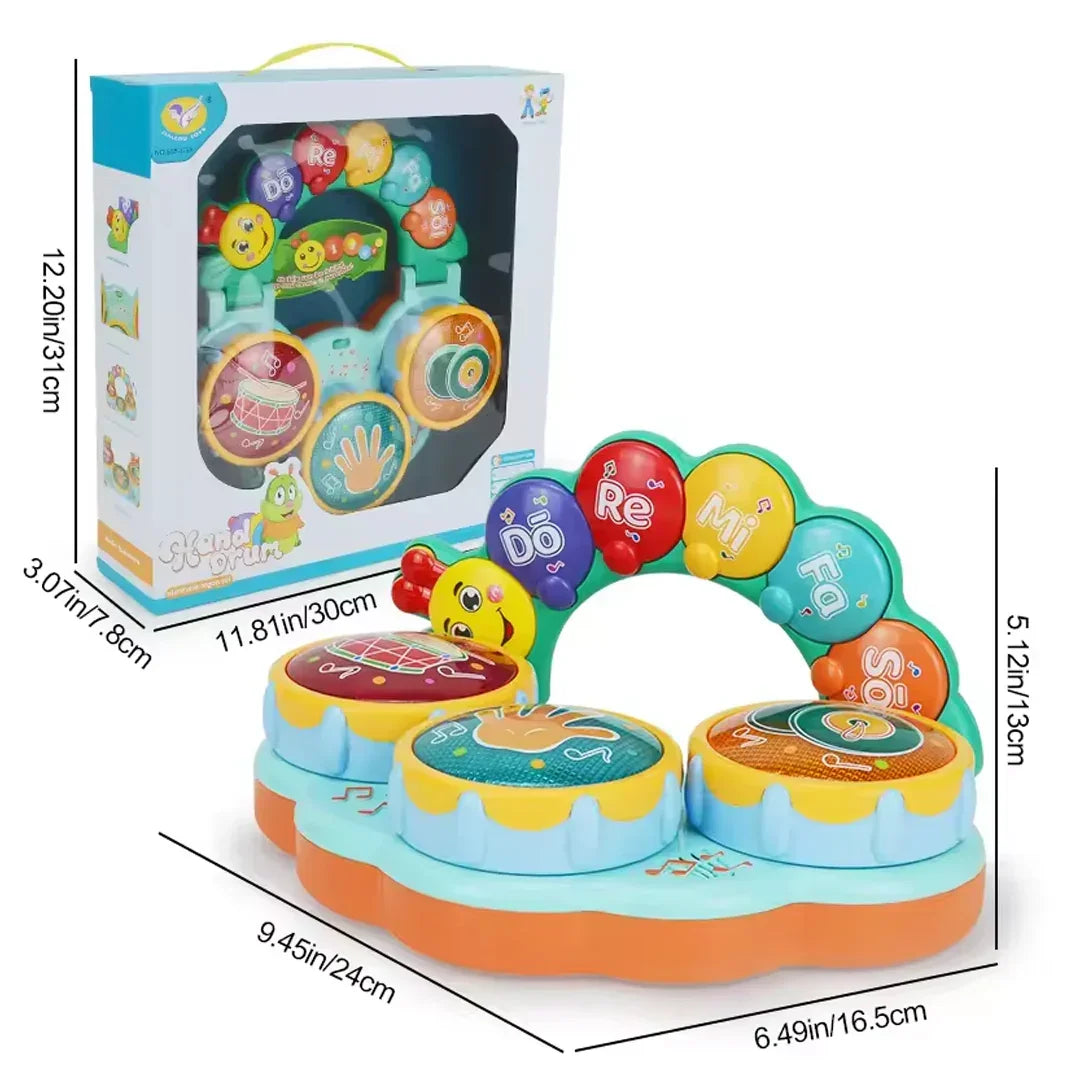 Hand Drum – Electronic organ set Beats Musical Drum with Lights Educational Toy - Jaiman Toys