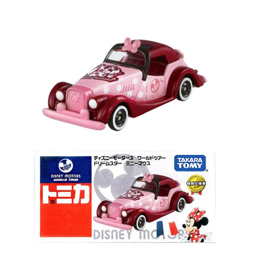 Tomica Disney Motors Diecast Model Car - World Tour Dream Star Minnie - Jaiman Toys