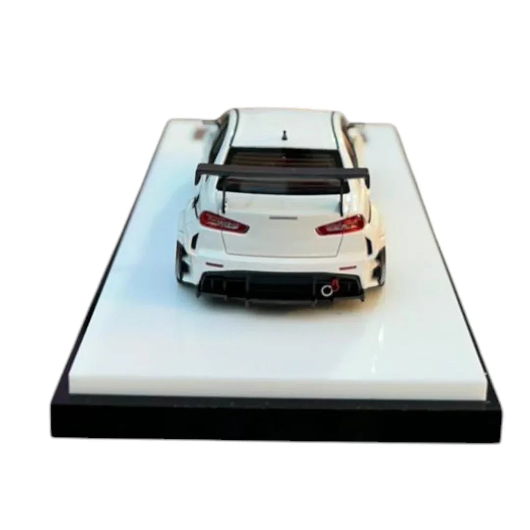 404 Error Mitsubishi Lancer Evolution X Varis B Pearl White – 1:64 Scale Diecast Model Car