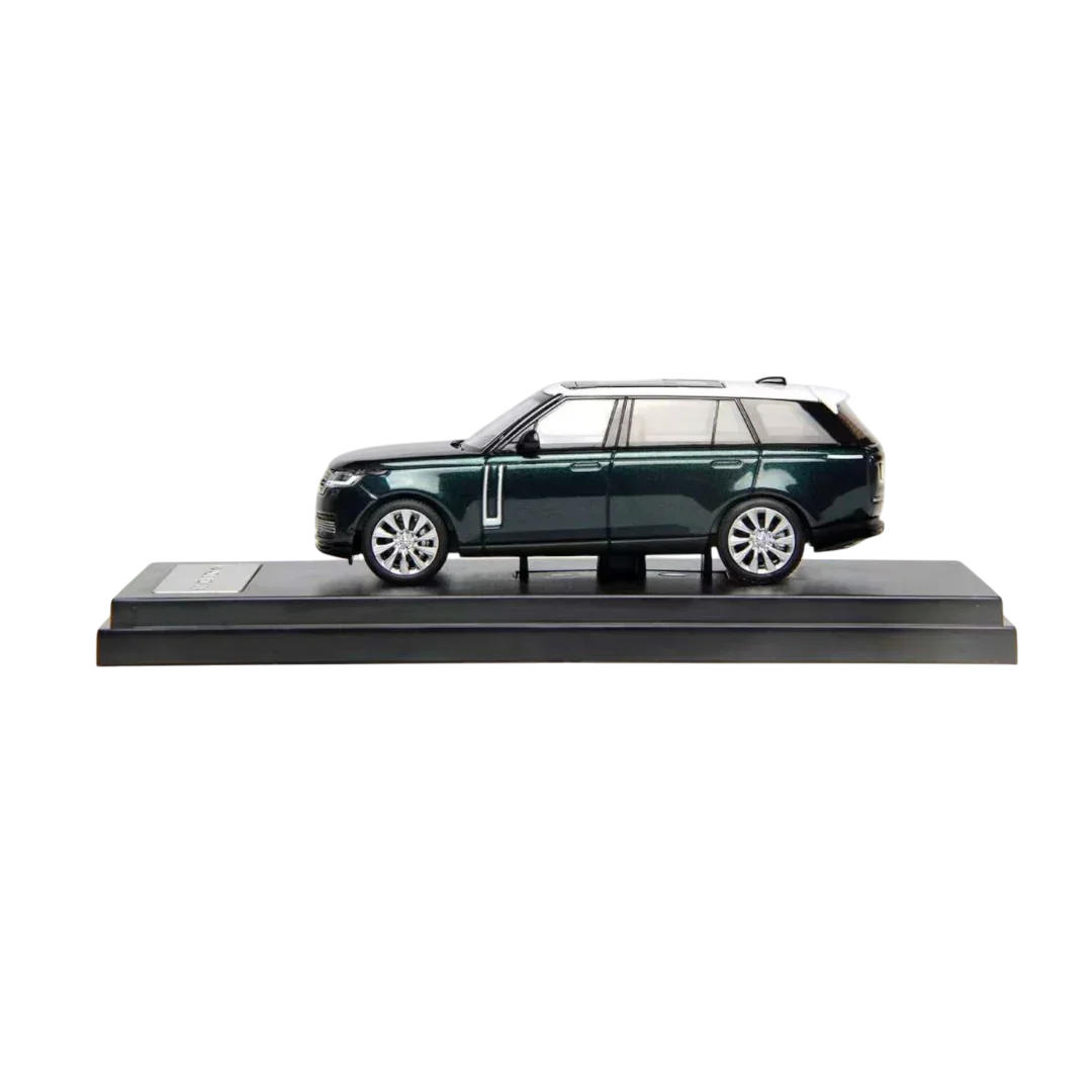 LCD Models 2022 Land Rover Range Rover – Green with White Roof | 1:64 Diecast SUV