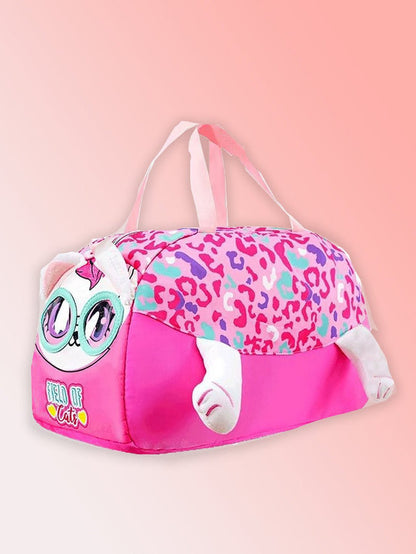 Vest Cute Cat Kids Duffle Bag – Cartoon Travel & Sports Bag for Kids (44 cm)