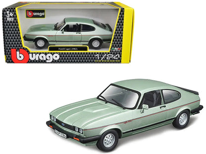 Bburago 1:24 Scale 1982 Ford Capri GT Diecast Model – Black Collectible Car