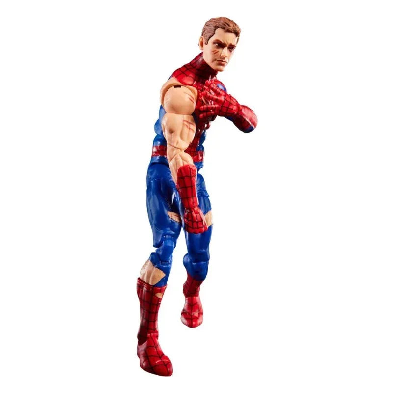 Marvel Legends Magic: The Gathering Battle-Damaged Spider-Man Action Figure | 15 cm Collectible with Exclusive Foil Card