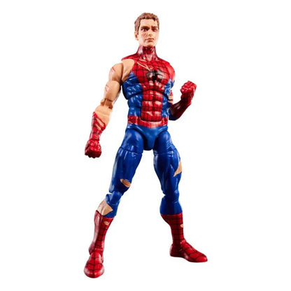 Marvel Legends Magic: The Gathering Battle-Damaged Spider-Man Action Figure | 15 cm Collectible with Exclusive Foil Card