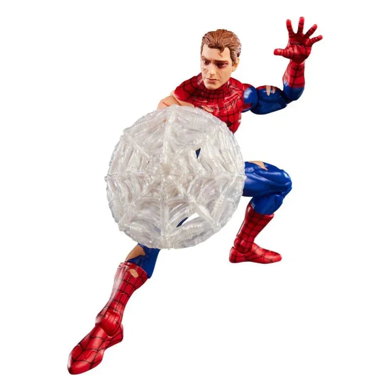 Marvel Legends Magic: The Gathering Battle-Damaged Spider-Man Action Figure | 15 cm Collectible with Exclusive Foil Card