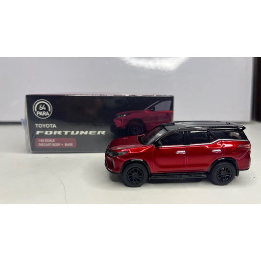 Para64 Toyota Fortuner Attitude Red– 1:64 Scale Diecast Model SUV-Right Hand Drive