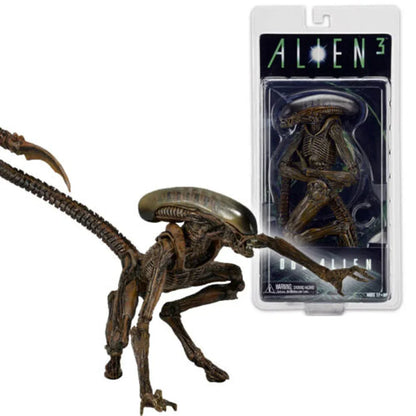 Alien action figure collectible with packaging, detailed Xenomorph model for collectors.