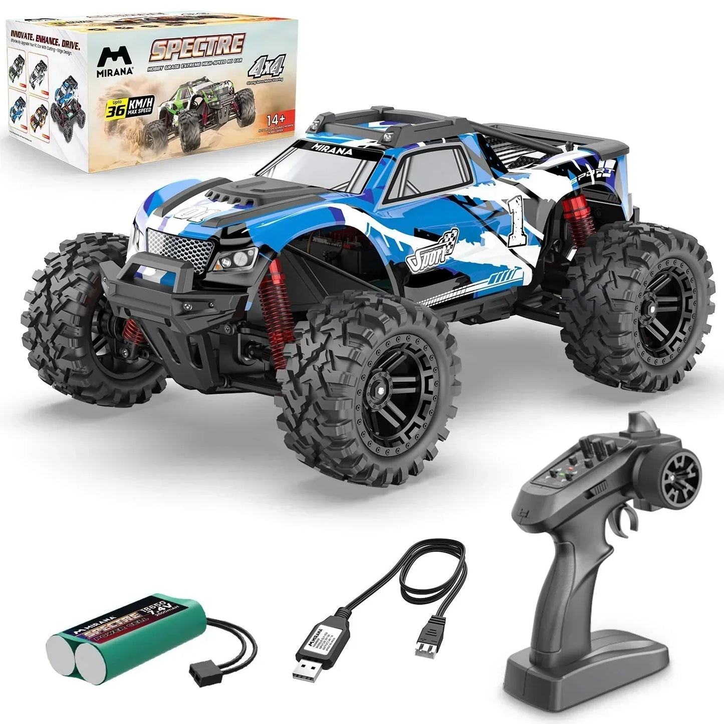 Mirana Spectre High-Speed RC Hobby Car – Ultimate Racing Performance - Jaiman Toys