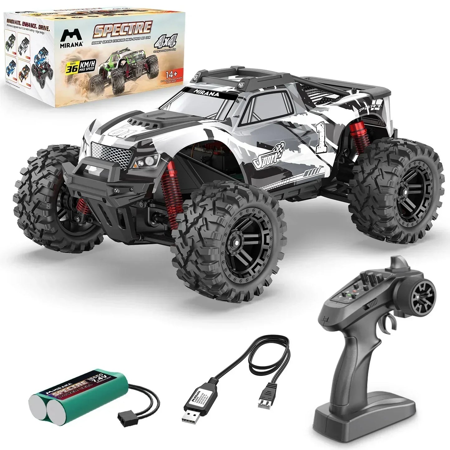 Mirana Spectre High-Speed RC Hobby Car – Ultimate Racing Performance - Jaiman Toys