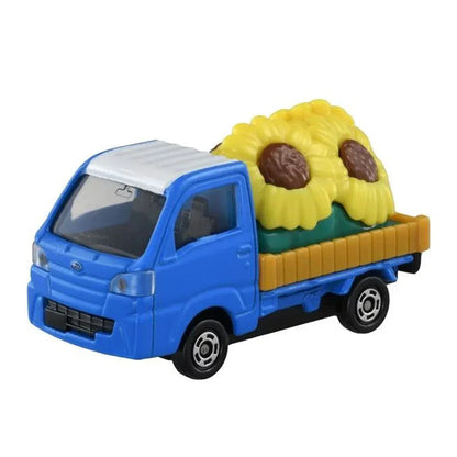 Takara Tomy Tomica 107 Subaru Sambar Sunflower - Jaiman Toys