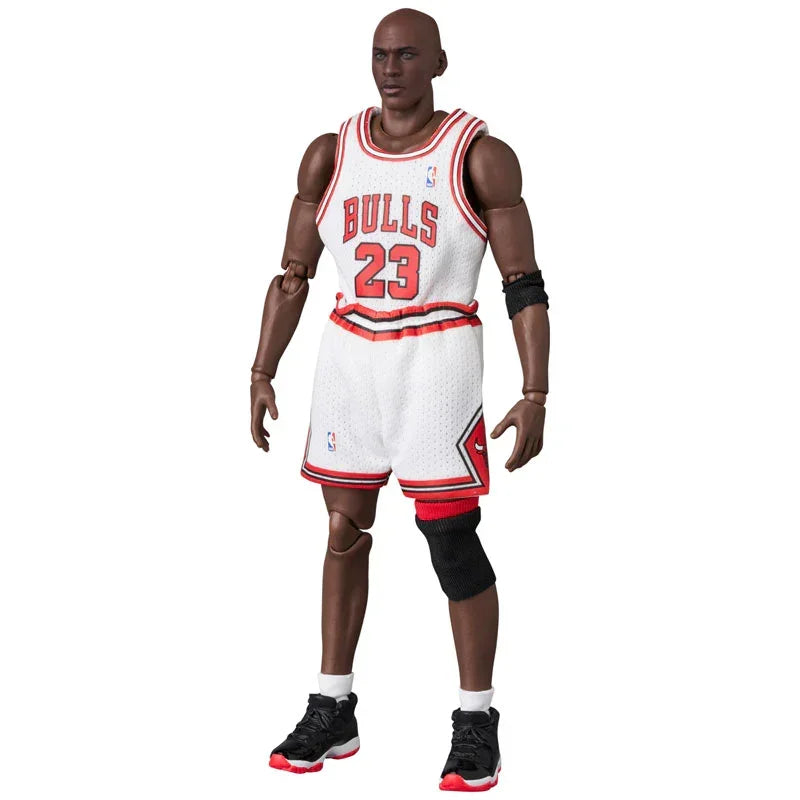 Mafex Basketball Star Michael Jordan Chicago Bulls Action Figure (White) - Jaiman Toys