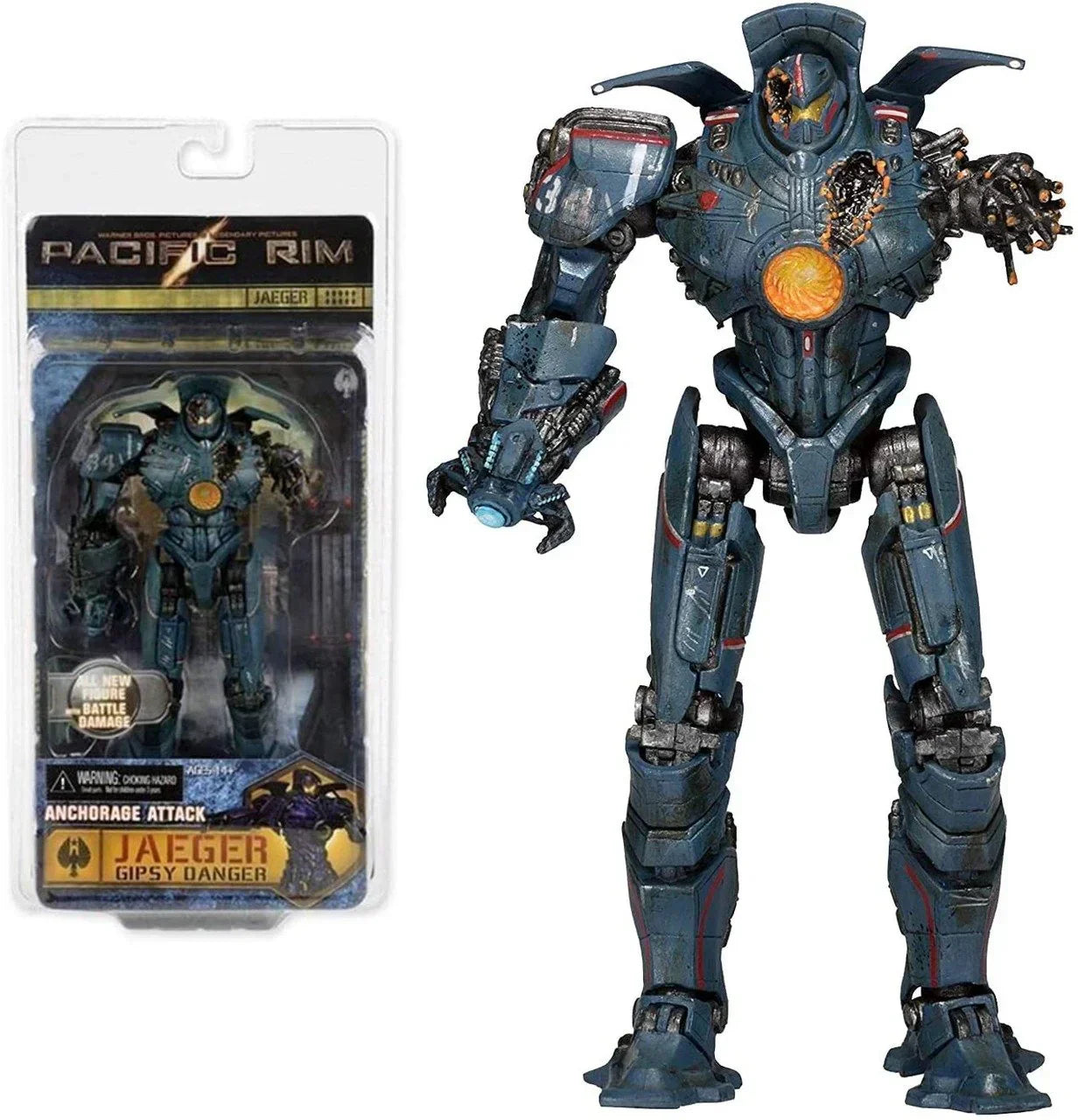 NECA Pacific Rim Series 5 Anchorage Attack Gipsy Danger 7 Deluxe Action Figure - Jaiman Toys