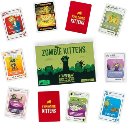 Exploding Kittens Zombie Kittens Card Game - Jaiman Toys